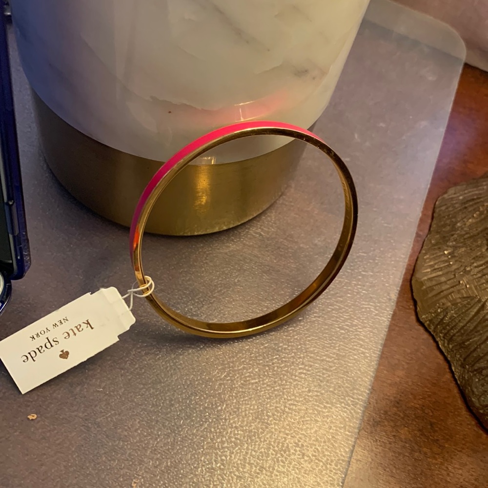 Kate spade gold and pink bracelet